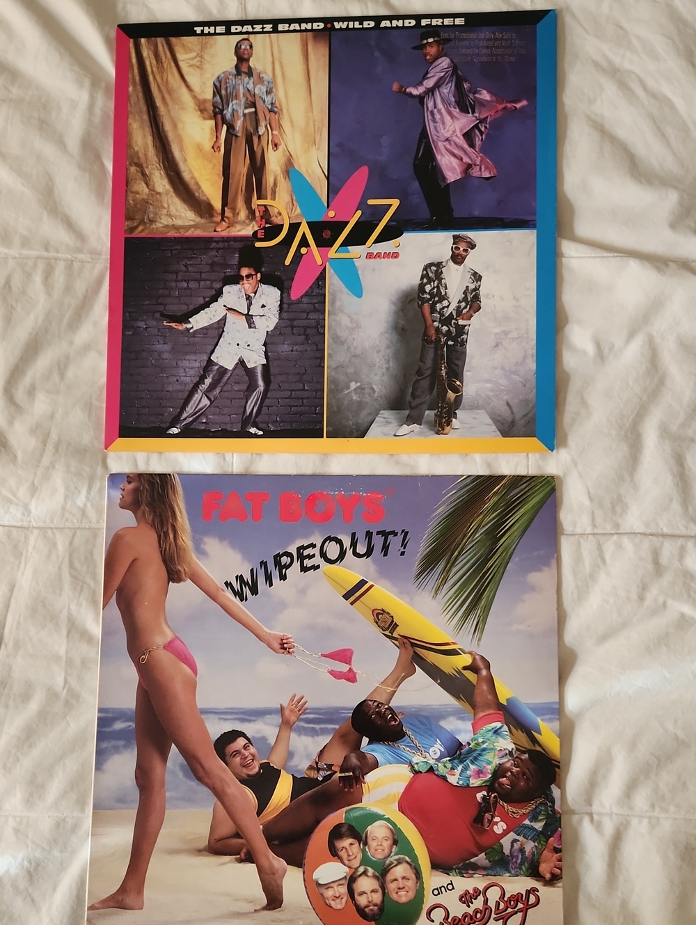The Dazz Band -- Fat Boys W/ The Beach Boys 12" Single Vintage Vinyl